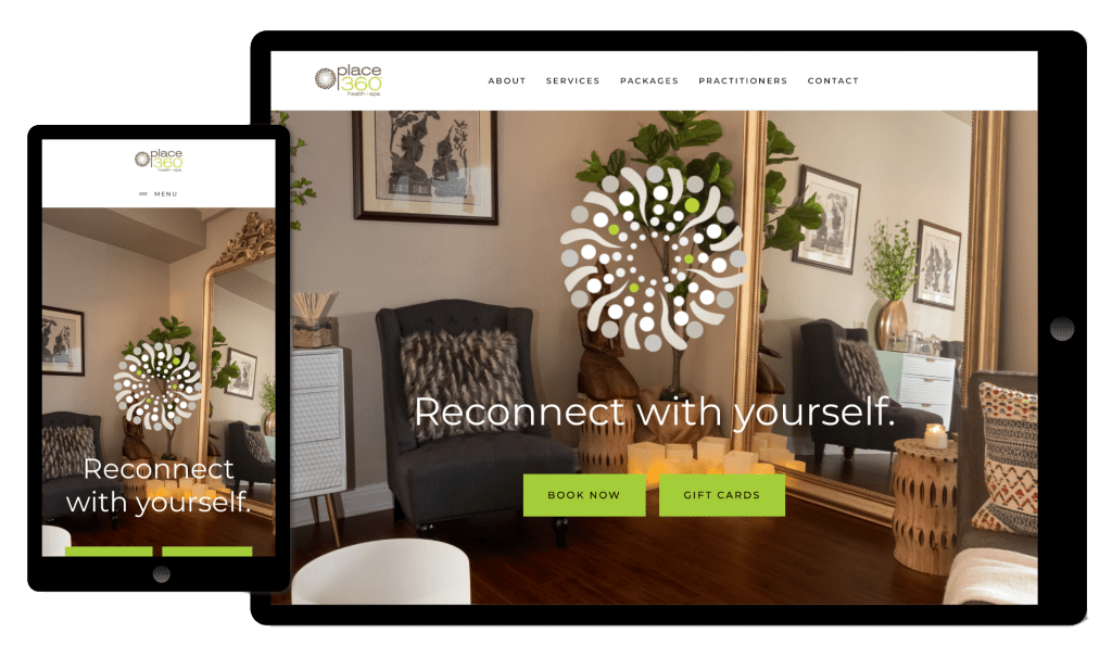 360 Health & Spa Website