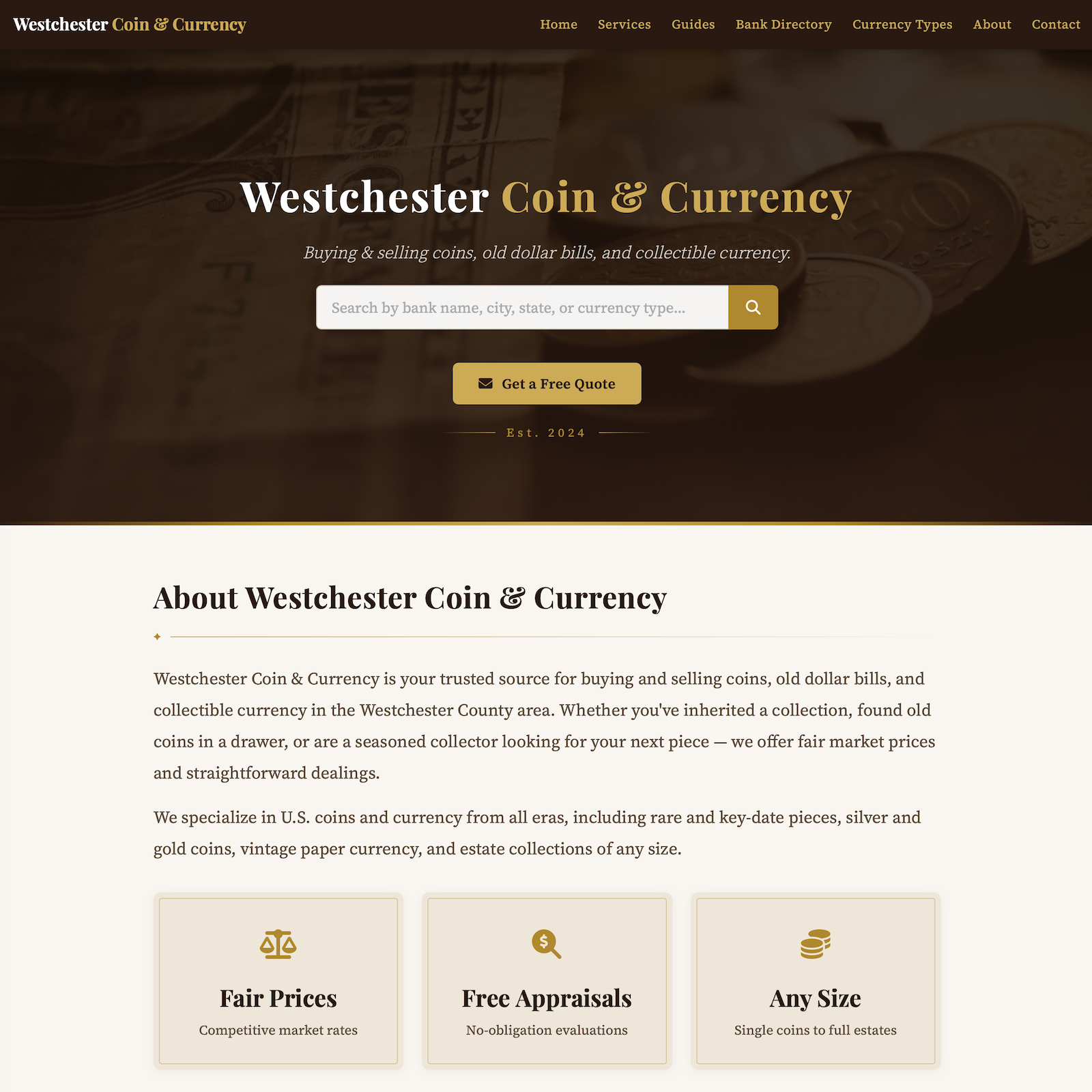 Westchester Coin & Currency